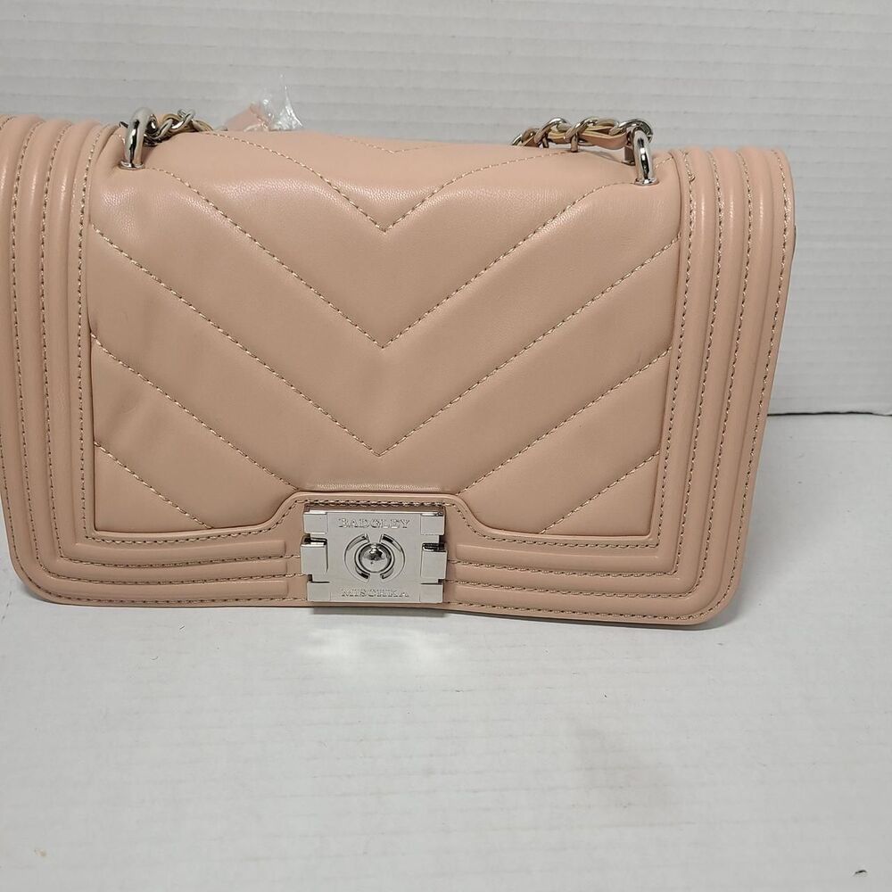 Badgley-mischka Women's Pink and Tan Bag